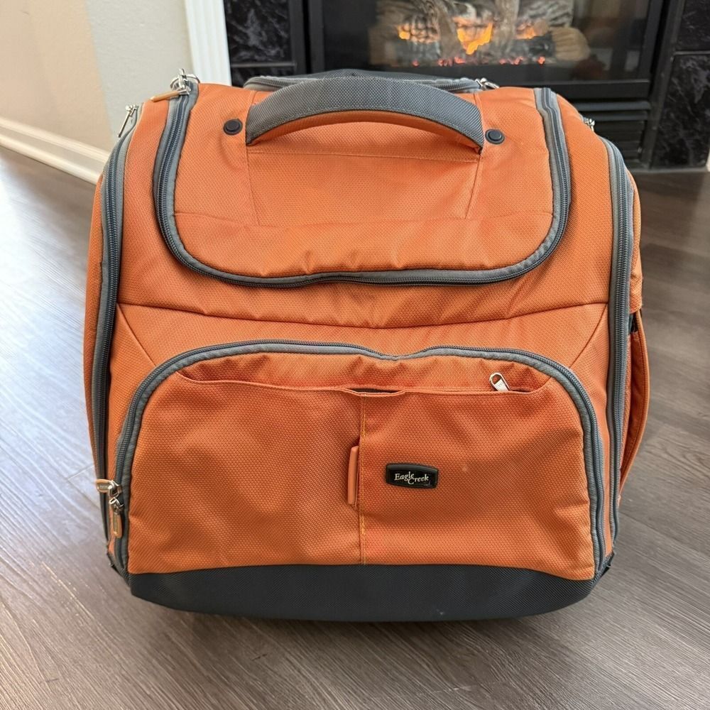 Eagle‎ Creak HC2 Hovercraft Carry-on Roller Luggage Wheeled Tote Orange